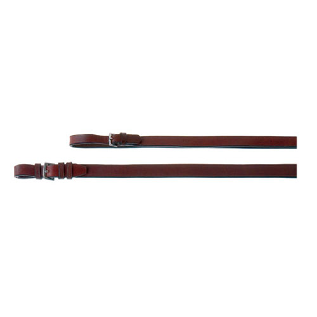 RIENDA CUERO LISO MARRON