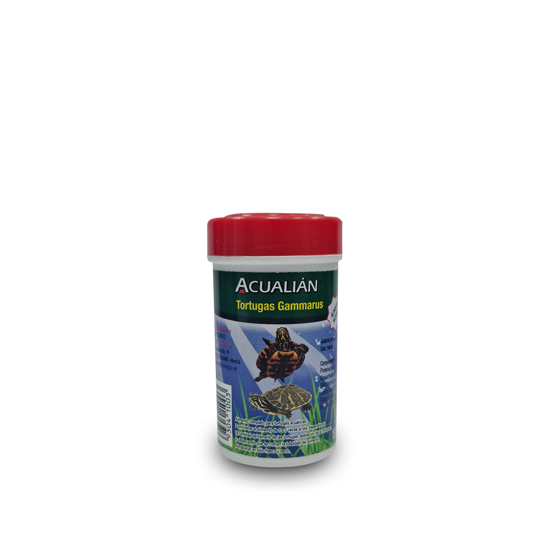 Acualian Tortugas Gammarus alimento para tortugas 100ml, gambas para tortugas acuaticas