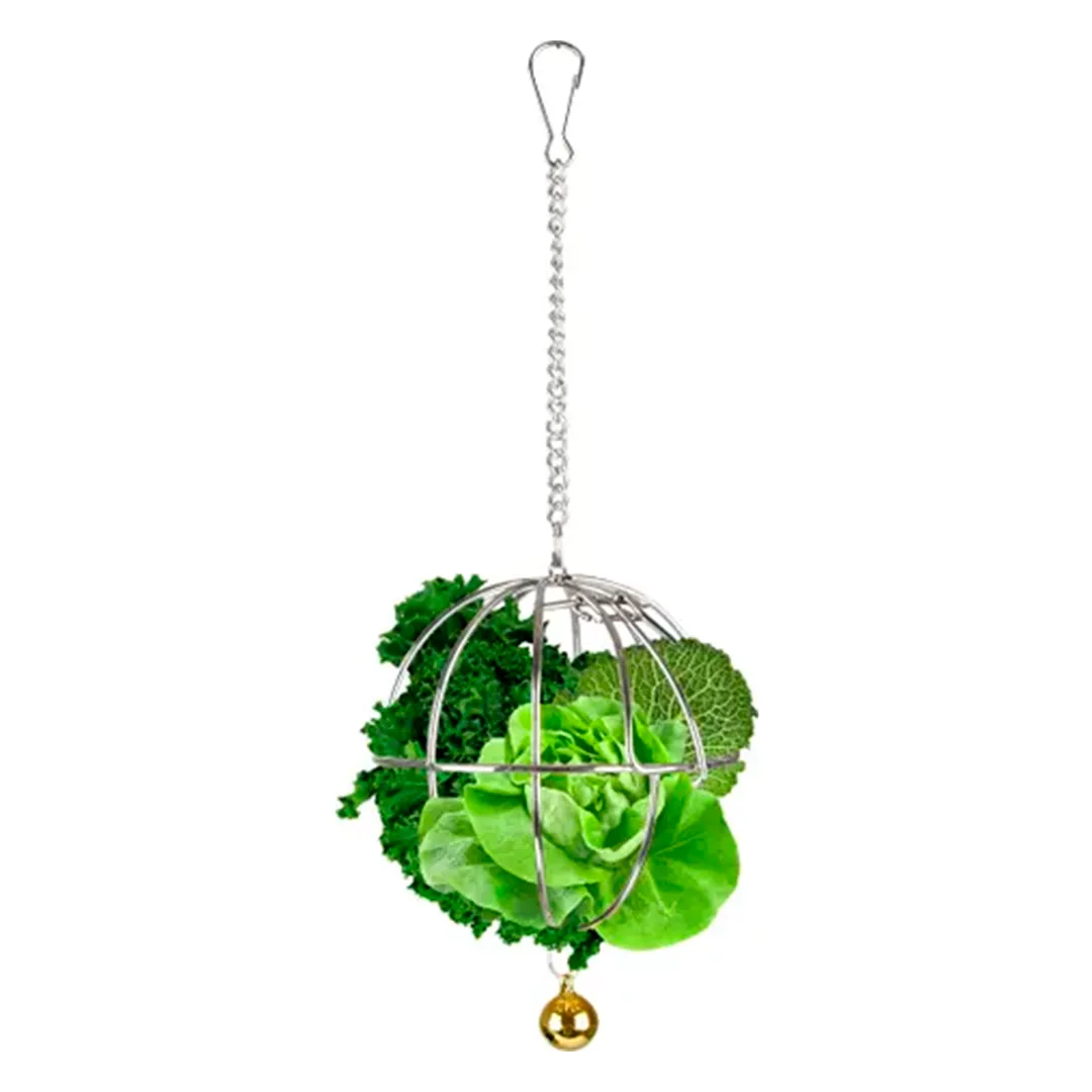 PORTA VERDURAS METALICO CON CASCABEL