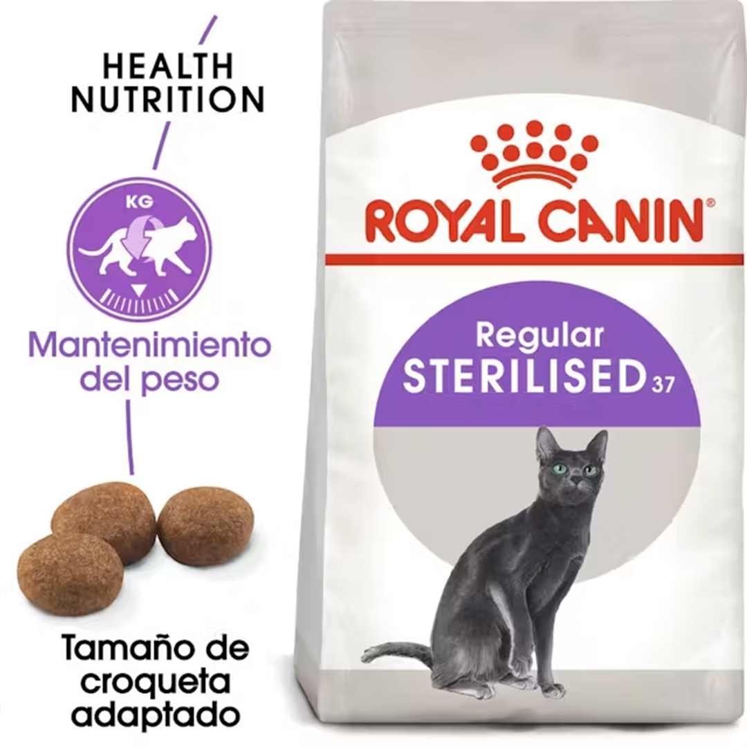 ROYAL CANIN STERILISED 37 CAT 4KG - Imagen 2
