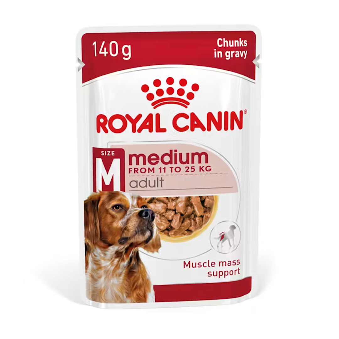 ROYAL CANIN SOBRE MEDIUM ADULT DOG 140GR - Imagen 2
