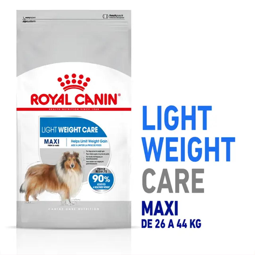 ROYAL CANIN MAXI LIGHT WEIGHT CARE 12KG - Imagen 2