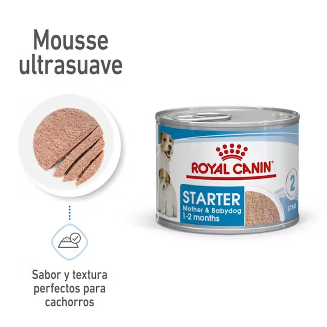 ROYAL CANIN LATA STARTER MOUSSE D 195GR - Imagen 2