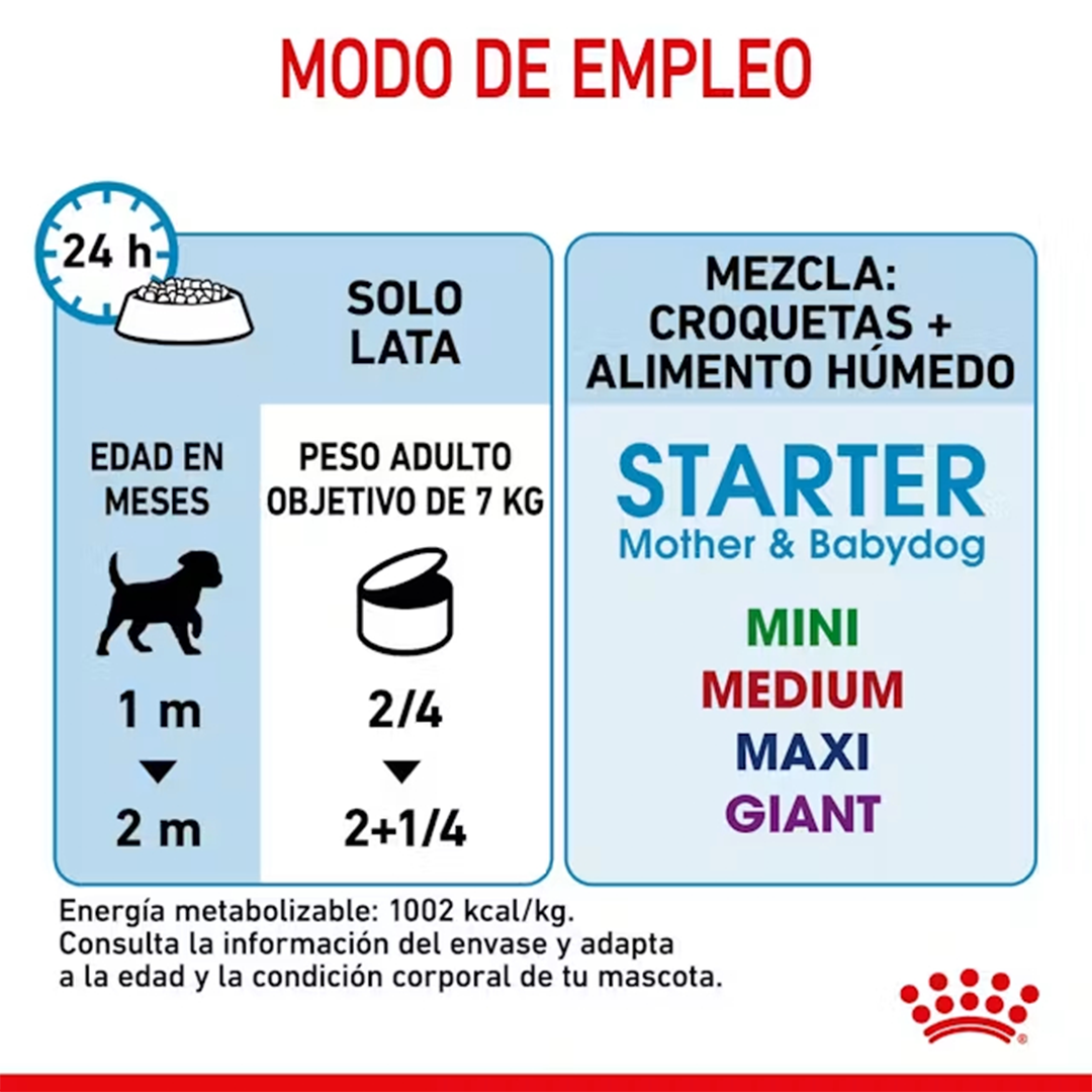 ROYAL CANIN LATA STARTER MOUSSE D 195GR - Imagen 3
