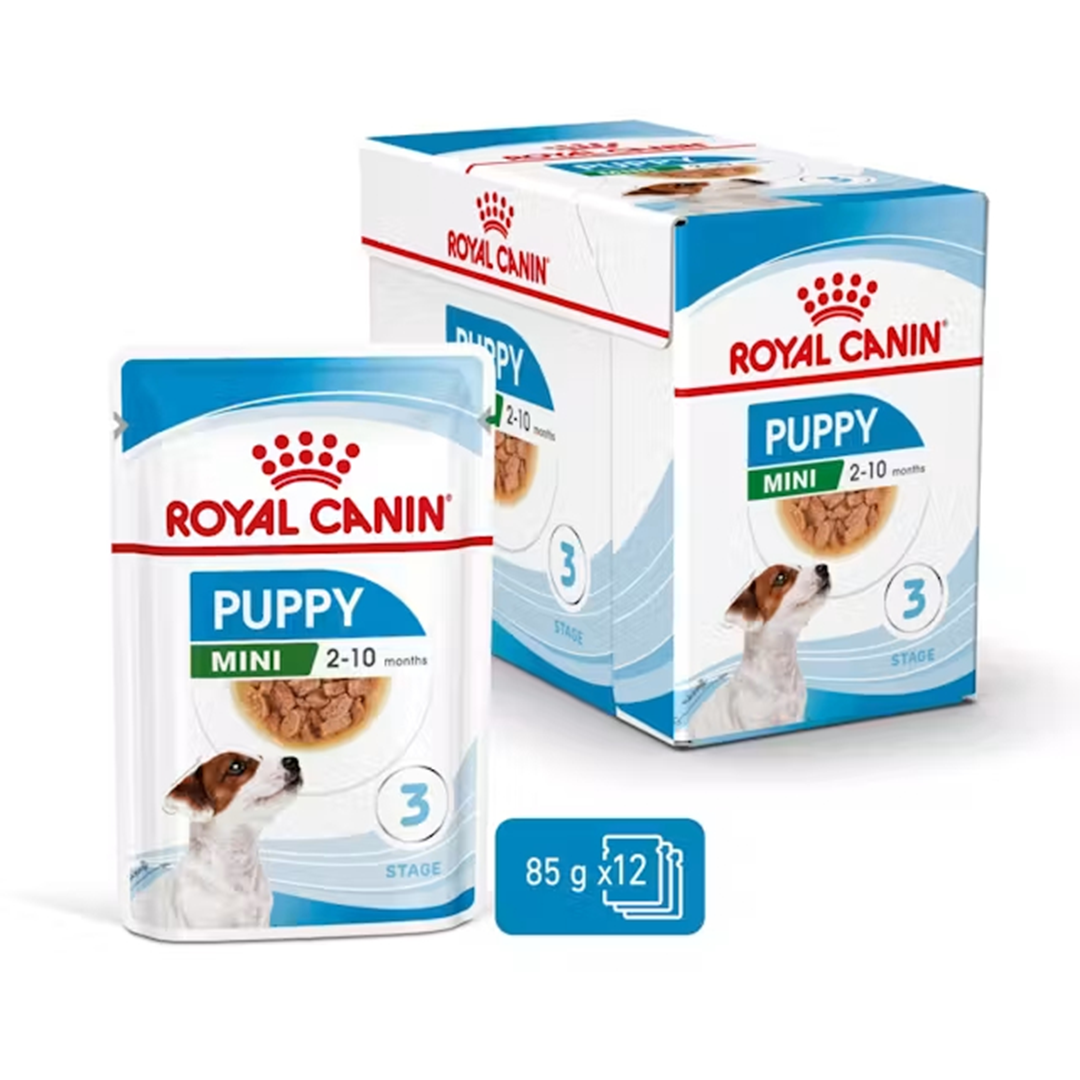 ROYAL CANIN SOBRE MINI PUPPY DOG 85GR - Imagen 3