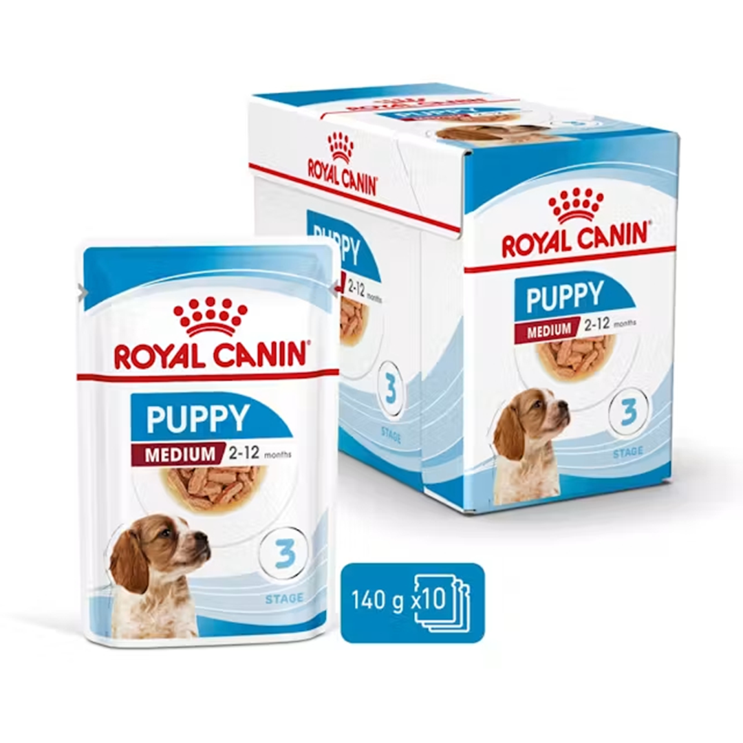 ROYAL CANIN SOBRE MEDIUM PUPPY DOG 85GR - Imagen 4