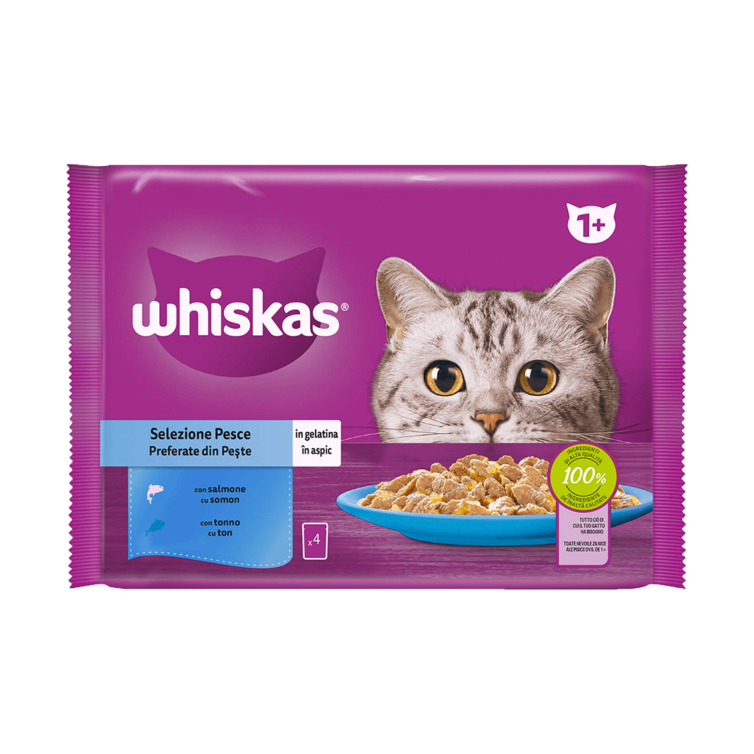 WHISKAS CORE SEL. PESCADO 13*4*85