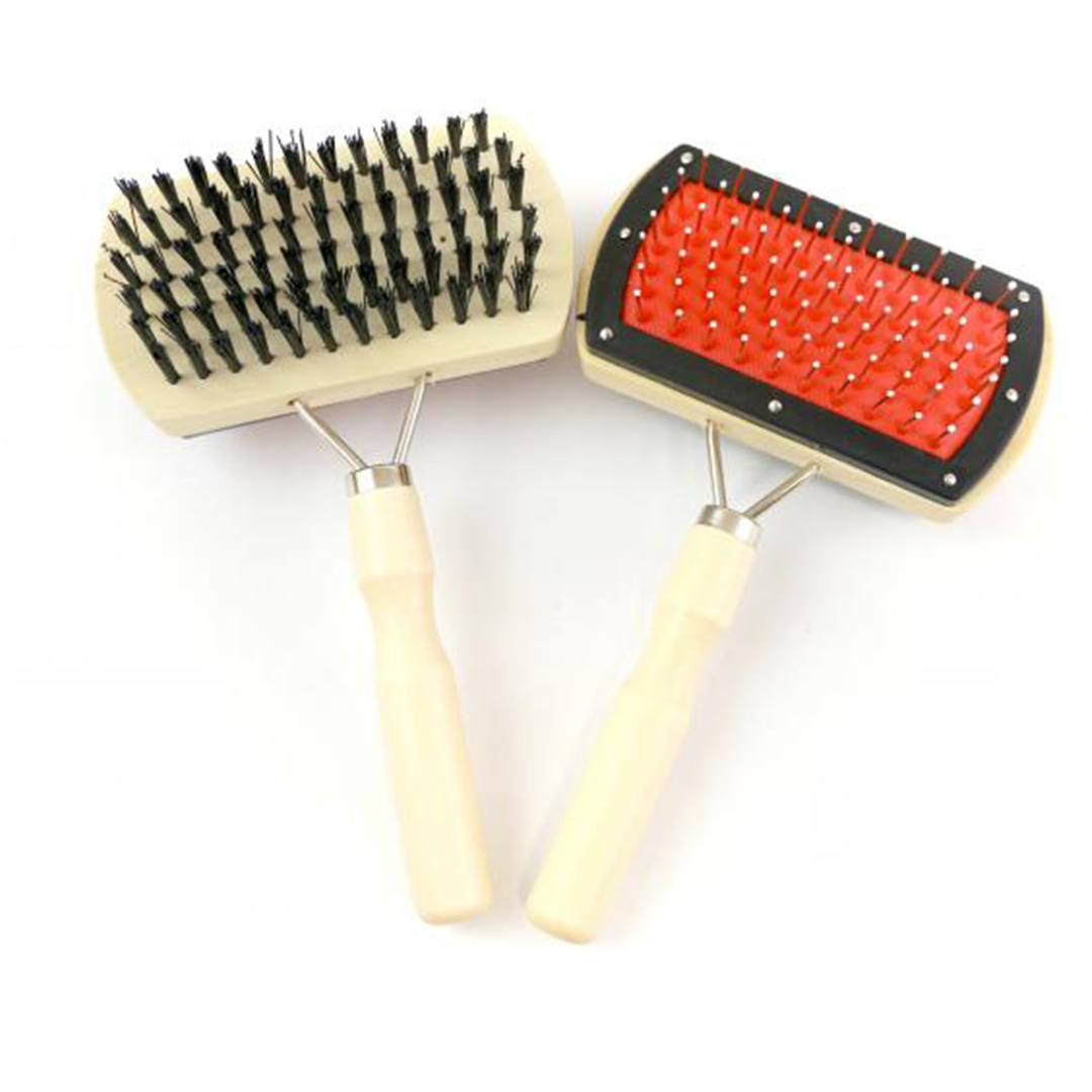 CEPILLO DOBLE RECTANG MADERA 17*10CM - Imagen 2