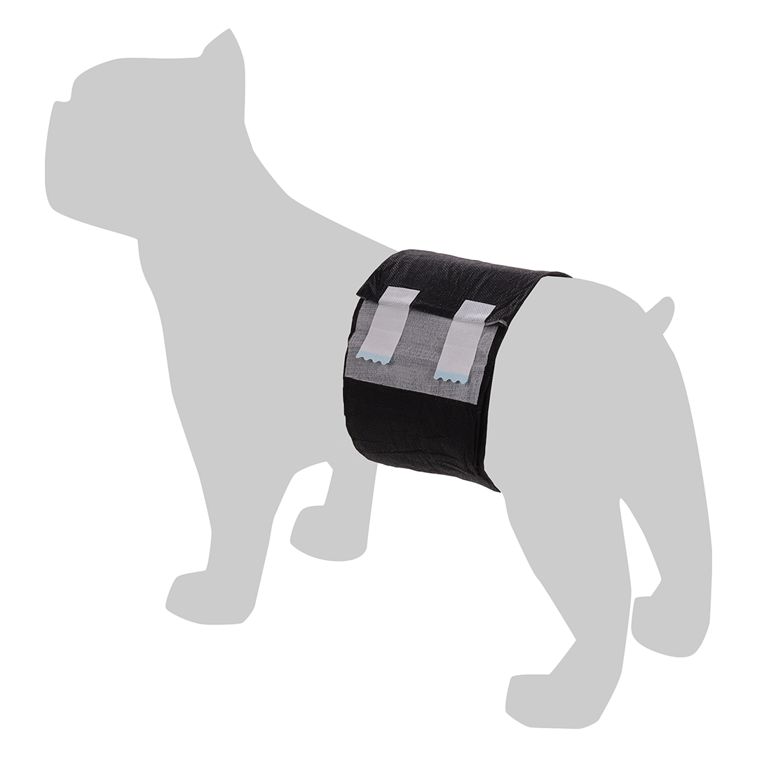 PAÑALES DIPY PERROS MACHO L 60-80CM 12 U