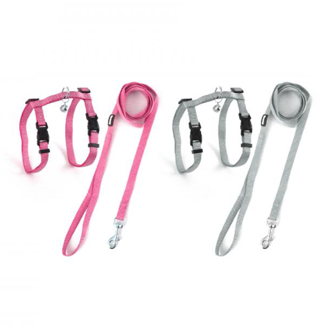 PETRAL CON RAMAL GATOS NYLON LISO 0744 - Imagen 2
