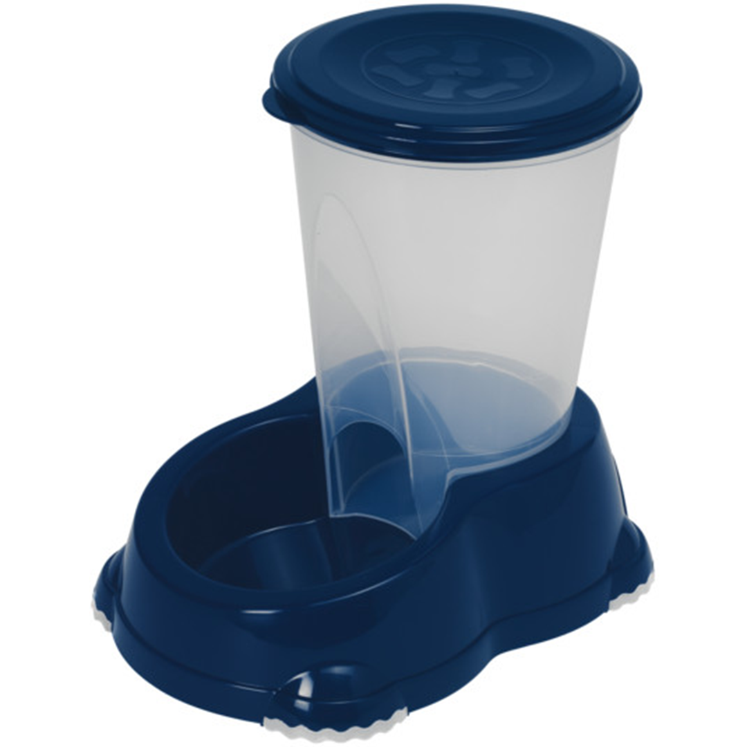 COMEDERO PERROS SNACKER 3 L AZUL