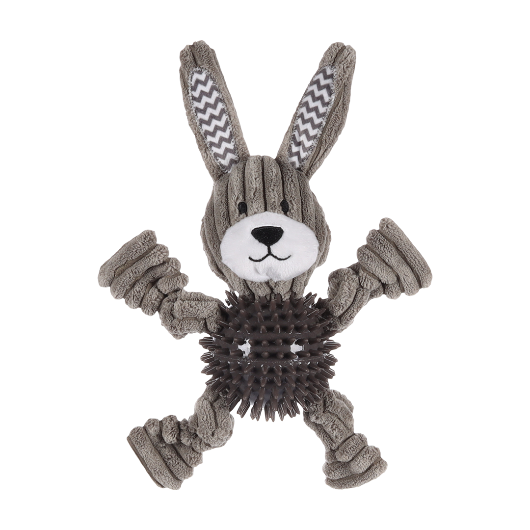 CONEJO PELUCHE CON PELOTA 27CM