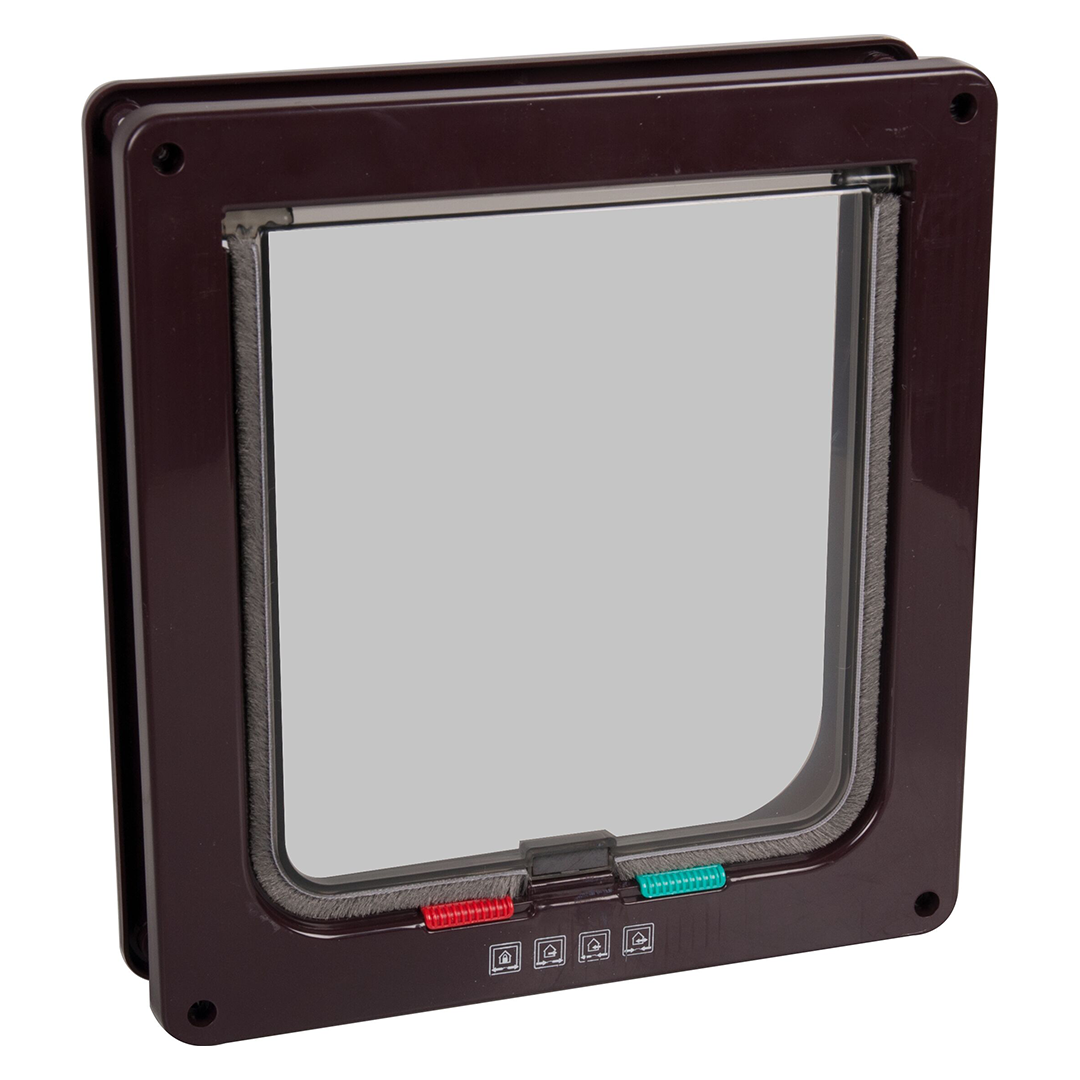 PUERTA GATO 4 WAY MARRON