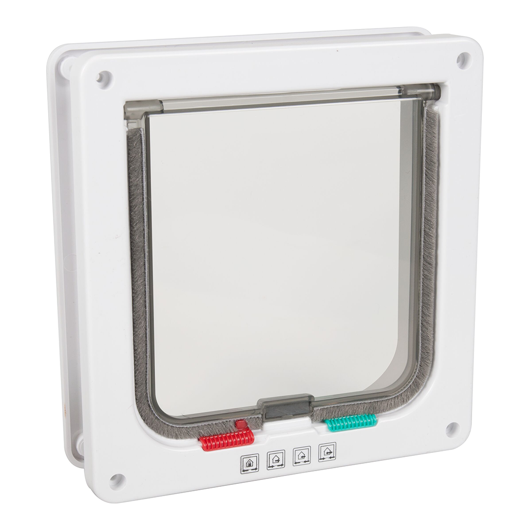 PUERTA GATO 4 WAY GRANDE BLANCA