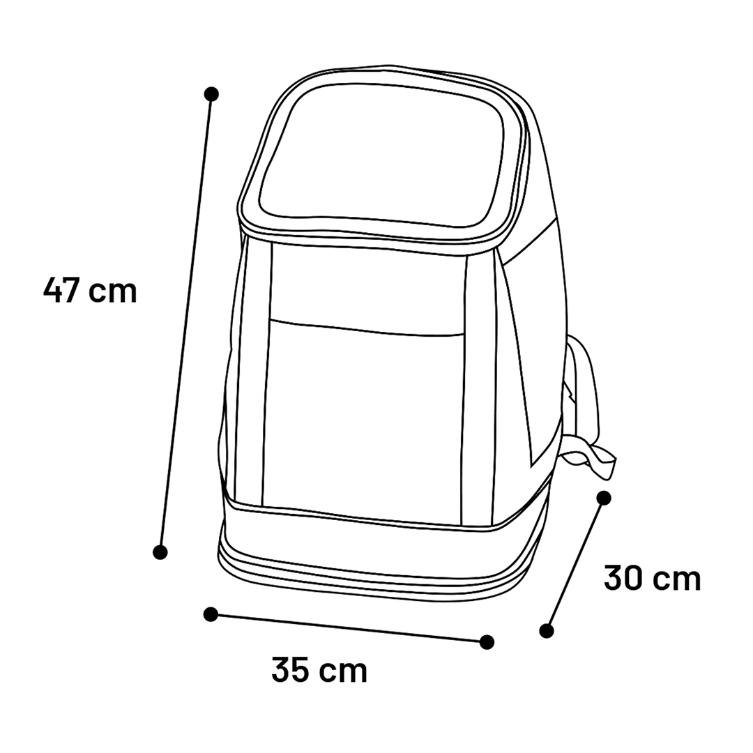 MOCHILA TRANSPORTE NESTOR 35x30x47CM - Imagen 5