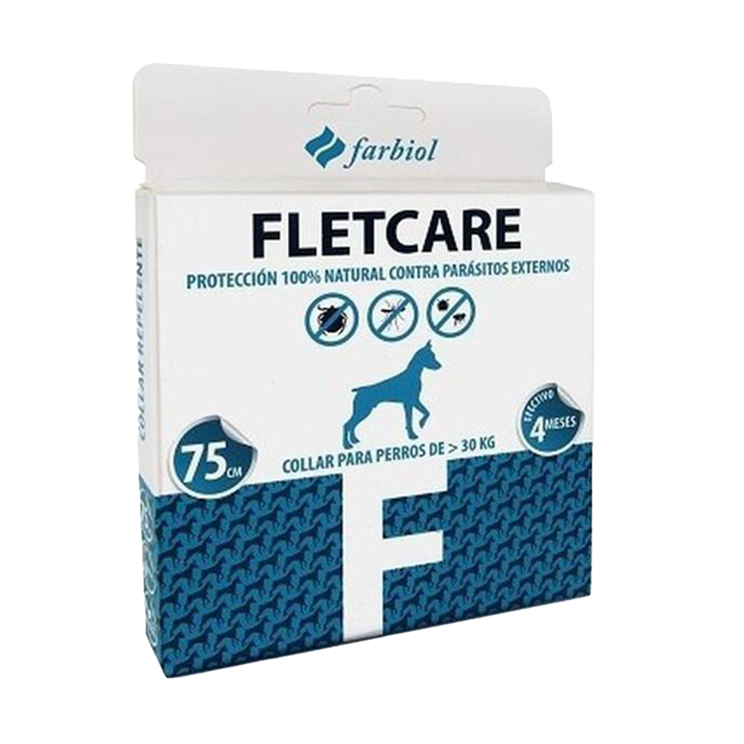 COLLAR ANTIPARASITARIO FLETCARE PERRO 75