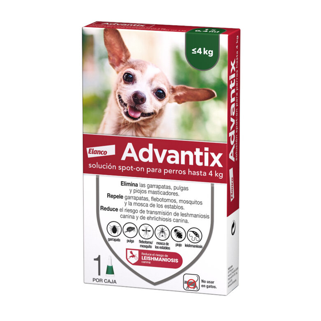 ADVANTIX PERROS 0-4 KG  PIPETA (0.4ml)
