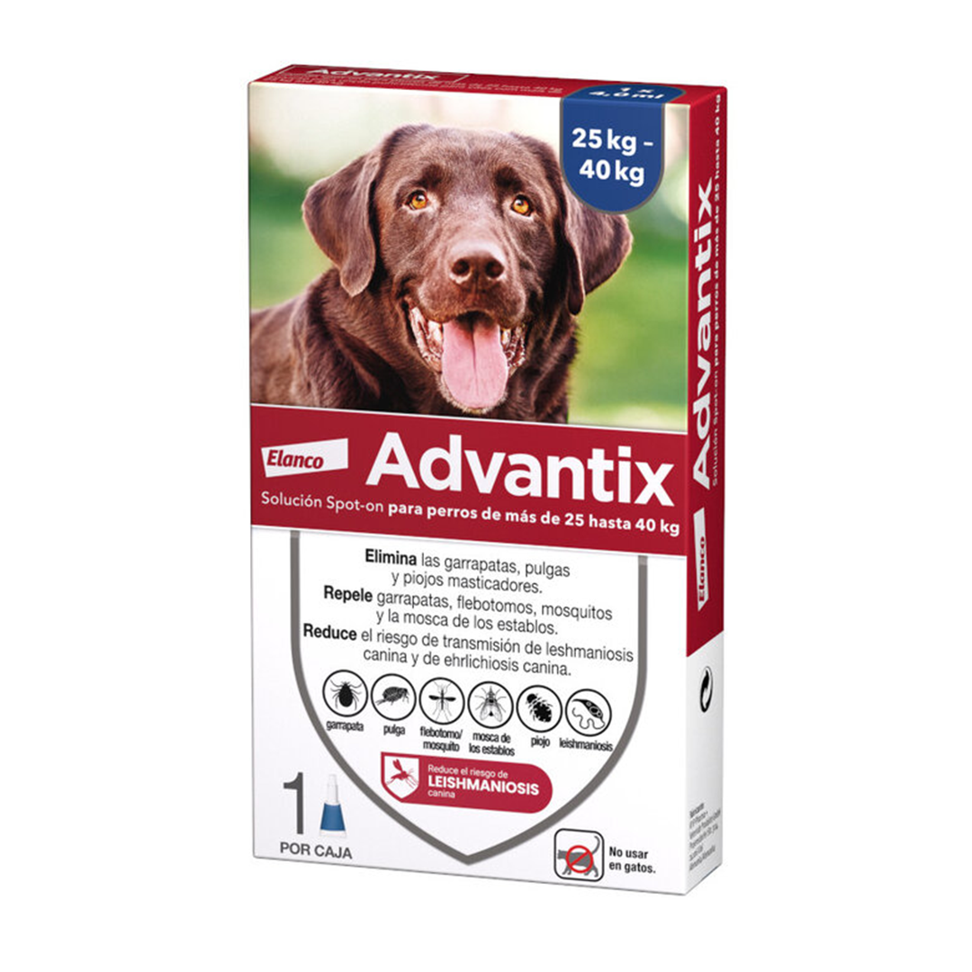 ADVANTIX PERROS 25-40 KG PIPETA (4.0ML)