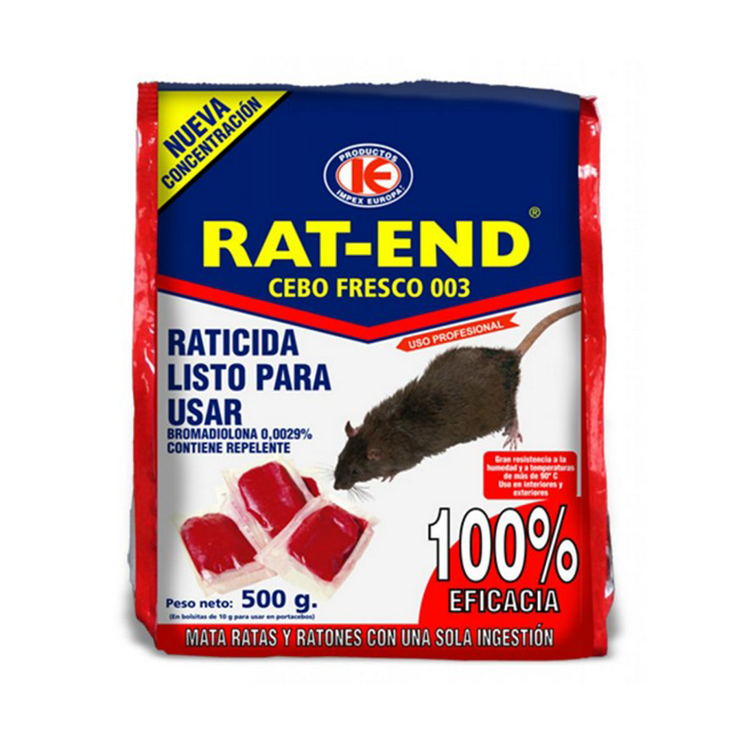 BROMADIOLONA CEBO FRESCO RAT-END 150 GR