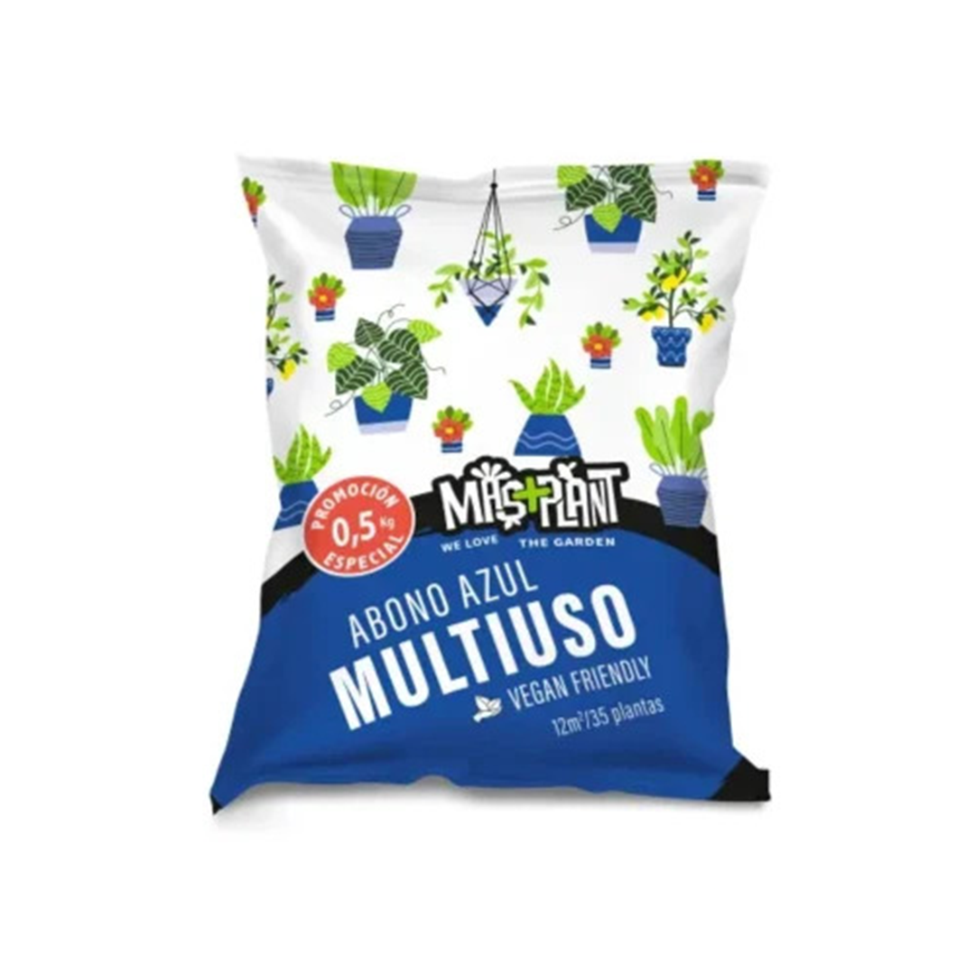 ABONO PLANTAS AZUL 7-7-14  BOLSA 0,5 KG